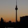 Berliner Sommerabend mit Blick zum Fernsehturm
